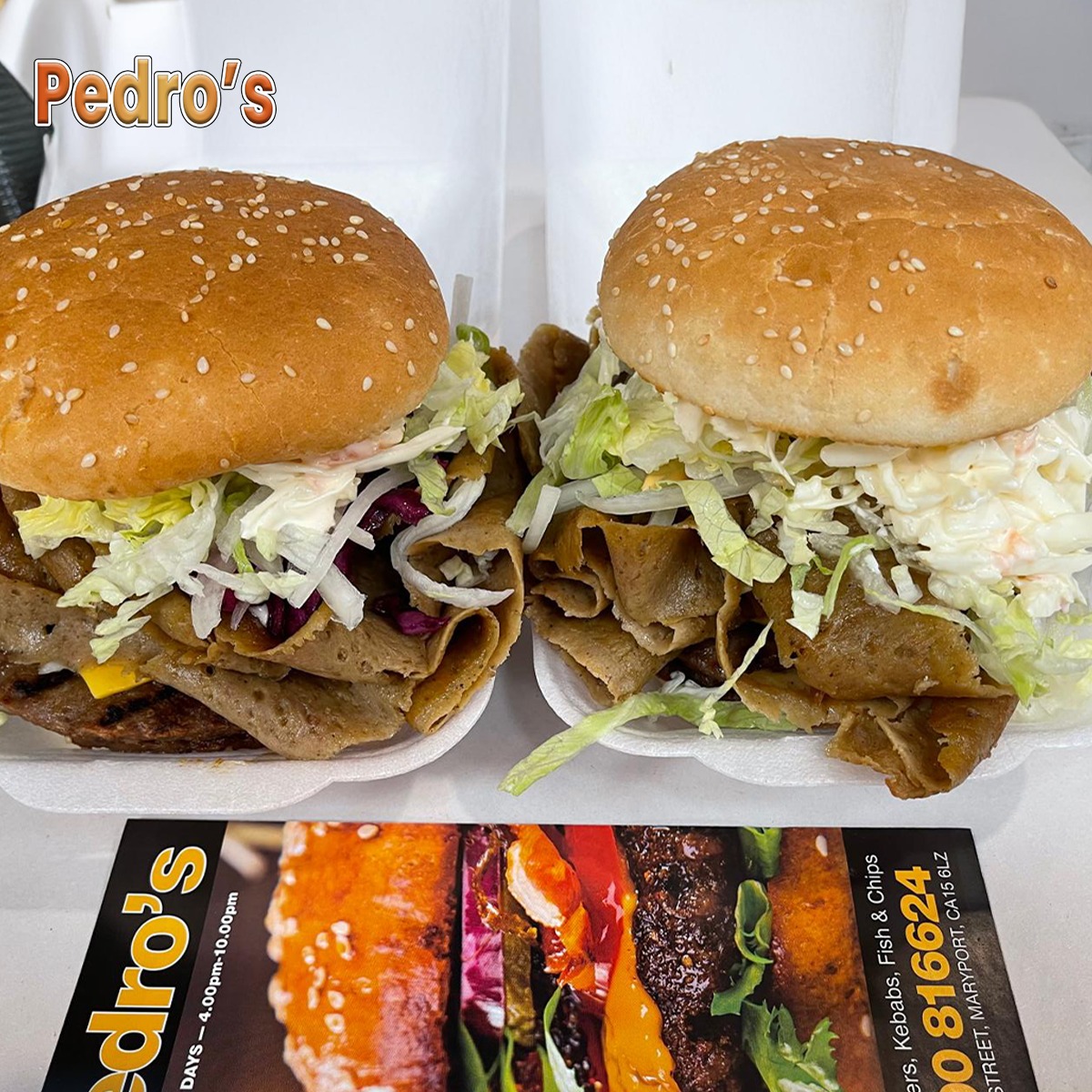 Pedros Maryport burger